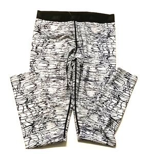 Women Nile black and white stretch Golf pant